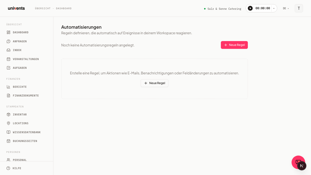 Aktionen einer Automatisierung (E-Mail, Aufgabe, Feld, Zuweisung)