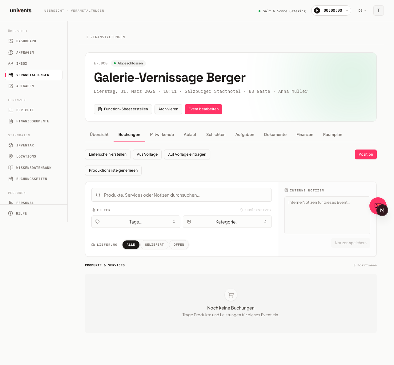 Creating Order, Packing, Delivery & Production Lists